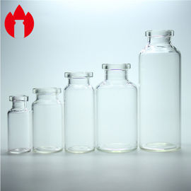 Borosilicate Glass Tube Vials 2ml 6ml 10ml 20ml Capacity Transparent Color