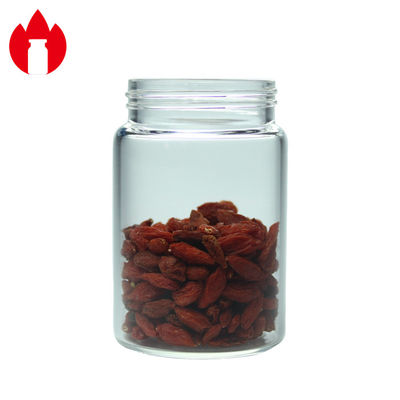 50ml 100ml 150ml Wide Mouth High Borosilicate Glass Bottle Jar Container