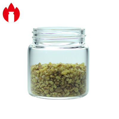 50ml 100ml 150ml Wide Mouth High Borosilicate Glass Bottle Jar Container
