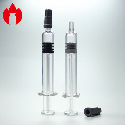 2.25ml Neutral Borosilicate Glass Syringe Luer Lock For Medical And Cosmetic