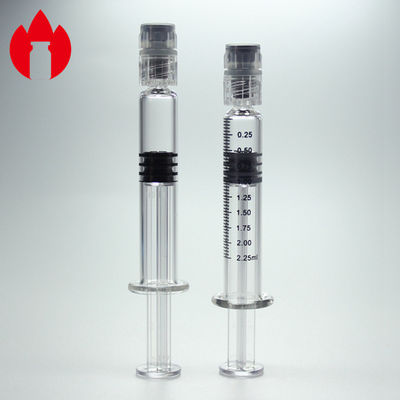 5.0 Neutral Borosilicate Glass Prefilled Syringes 2.25ml Capacity For Medical
