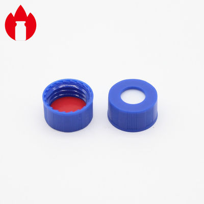 13mm 18mm 24mm Plastic Screw Covers , Screw Plastic Cap For Threaded Bottle
