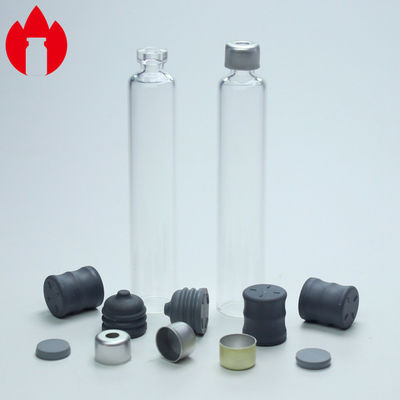 Clear Neutral Borosilicate Glass Cartridges 3ml Capacity For Medical Use