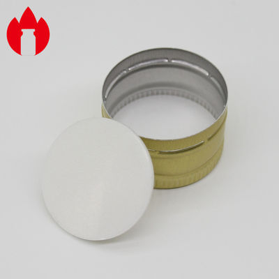20mm 22mm 25mm 28mm Aluminium Pilfer Proof Caps For Screw Bottle