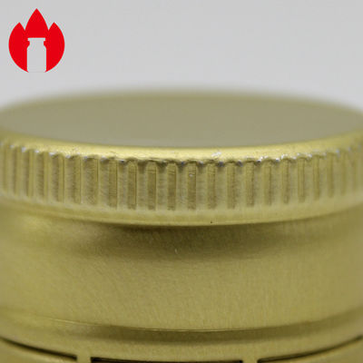 Oral Liquid Glass Bottle Pilfer Proof Closure , 28mm Aluminium Caps