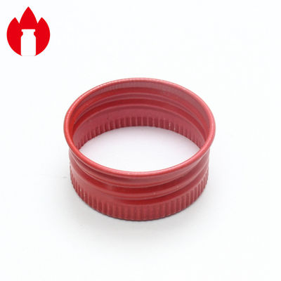 20mm 24mm 28mm Metal Aluminum Screw Caps With PE Gasket