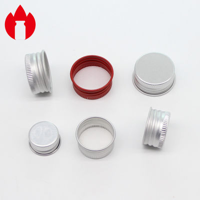20mm 24mm 28mm Metal Aluminum Screw Caps With PE Gasket