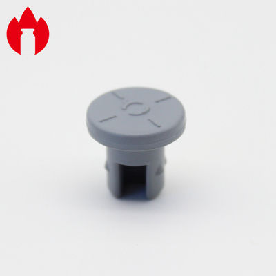 Brominated Butyl Round Rubber Stopper , Rubber Test Tube Stoppers For Glass Vials