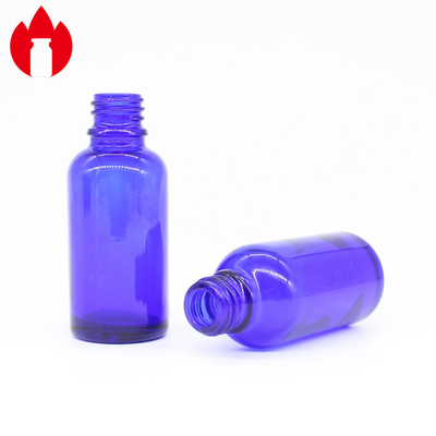 30ml Blue Essential Oil Glass Vial With Dropper Caps