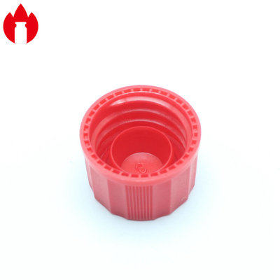 18mm PP Material Plastic Screw Caps Blue / Green Color With Inner Plug