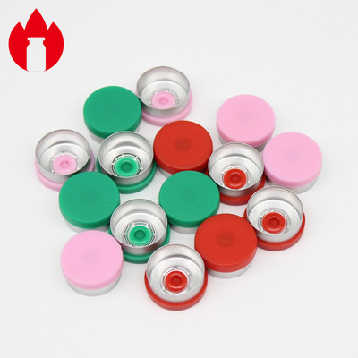 13mm Plane Colorful Pharmaceutical Disposable Aluminum Plastic Cover Cap