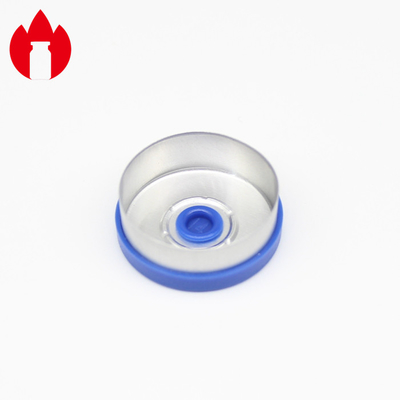 20mm Aluminium Plastic Crimp Cap , Pharmaceutical Vial Cap
