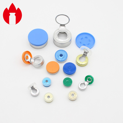 13mm 20mm 32mm Pharma Crimp Top Aluminum Plastic Tear Off Cap