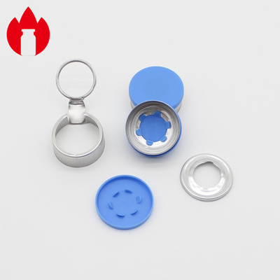 13mm 20mm 32mm Pharma Crimp Top Aluminum Plastic Tear Off Cap