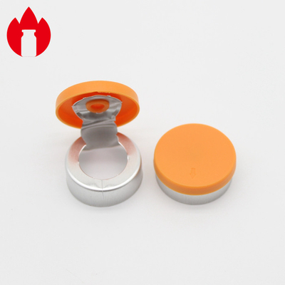 Colorful Tear Off Vial Caps For Medical Injection Vial 20.3*7.3 Mm Size