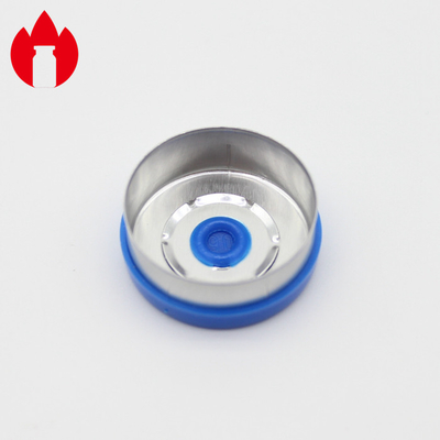Colorful Tear Off Vial Caps For Medical Injection Vial 20.3*7.3 Mm Size