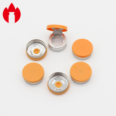 20mm Pharmaceutical Injection Vial Caps Tear Off Type Plastic PP Aluminum Material