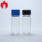 Clear 18mm Screw Mouth Glass Vial With Plastic Cap 10ml