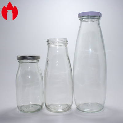 Empty Glass Bottle Vial for Milk