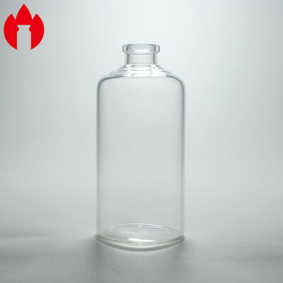 100ml 100R Clear Medical Boroslicate Glass Vial