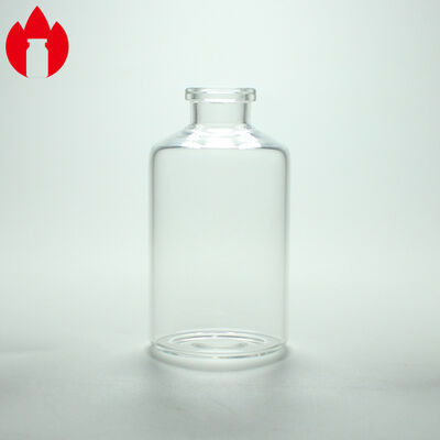 50R 50ml Clear Pharmaceutical Boroslicate Glass Bottle Vial
