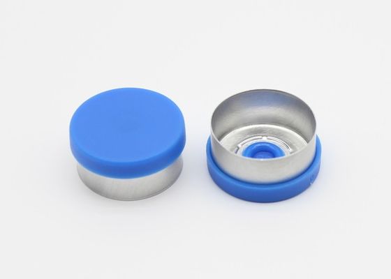 15mm Flat Blue Oral Liquid Vials Use Pharmaceutical Flip Off Caps