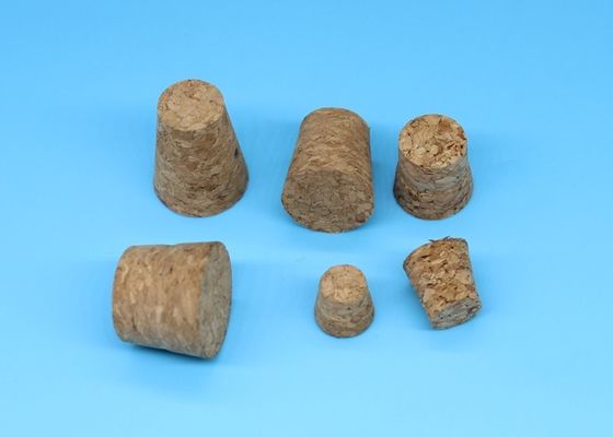 Wood Color Mini Vial Cork No Air Leakage For Glass Bottle Sealing