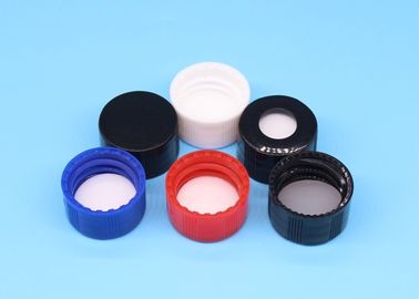 18mm Threaded Screw Cap Customized Color PP Material With Inner Plug