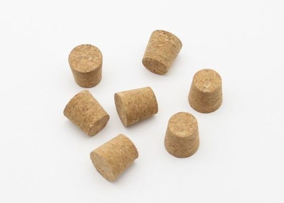 Eco Friendly Natural Vial Cork , Synthetic Test Tube Cork Non Spill Type