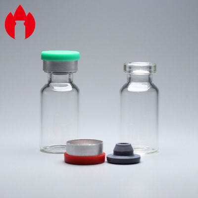 3ml Clear Pharmaceutical Antiviral Vaccine Glass Bottle Vial With Flip Off Cap