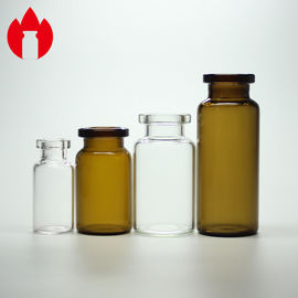 Glass Vial 2ml-30ml Clrear Or Amber Pharmaceutical Injection Glass Vial