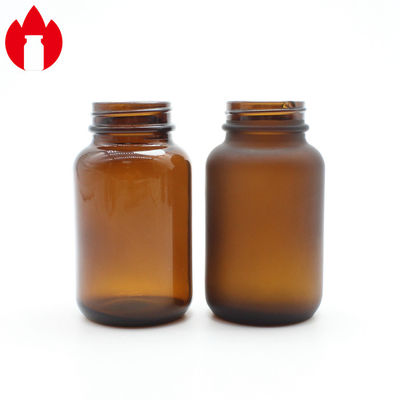 Amber Soda-Lime Glass Bottle For Tablet Or Pill