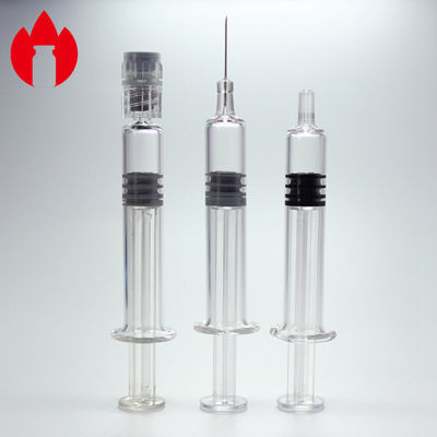 5.0 Neutral Borosilicate Glass Prefilled Syringes 2.25ml Capacity For Medical